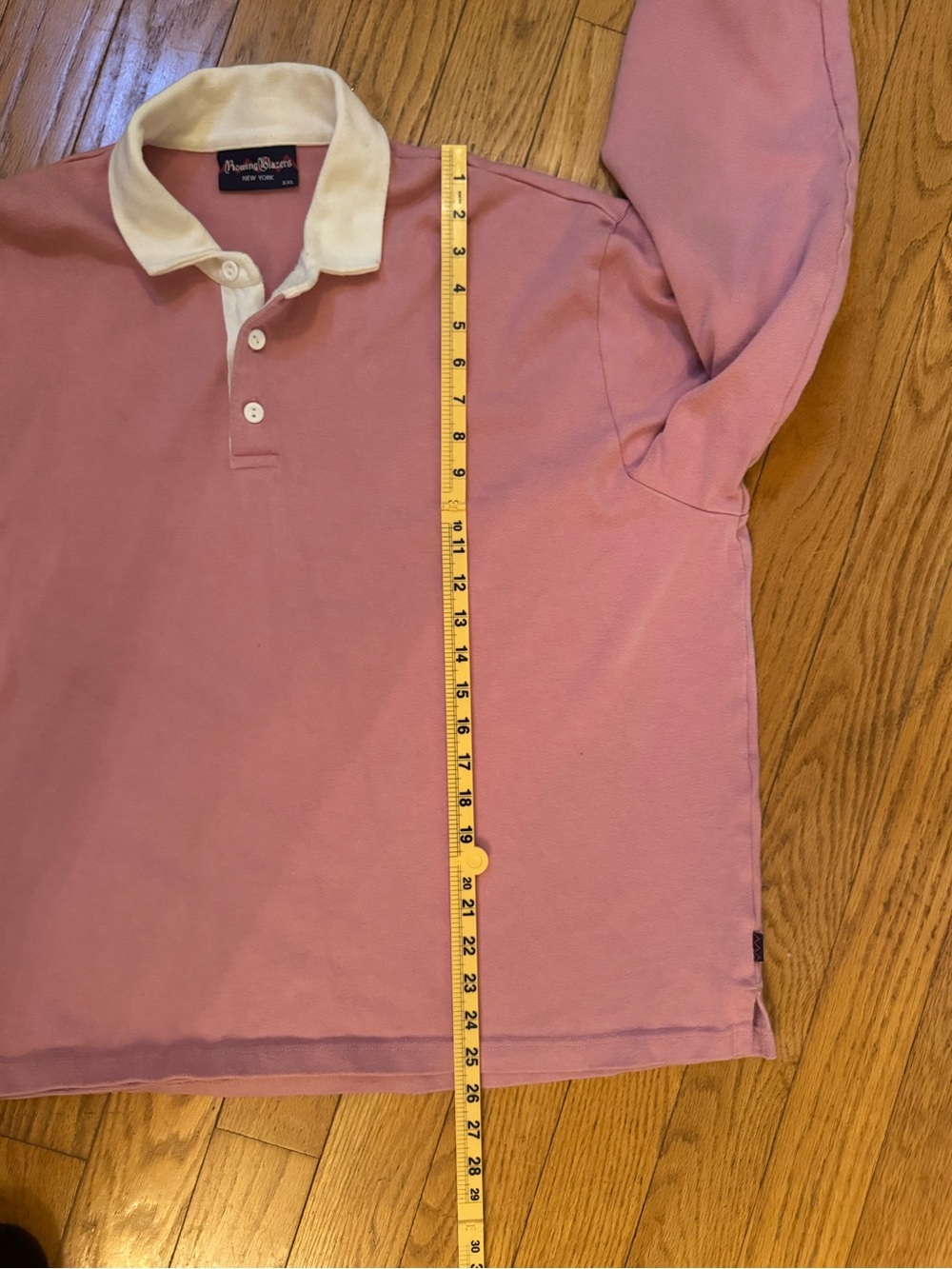 Rowing Blazers Men Long Sleeve Rugby Shirt Xxl Pink Ivy League Preppy Collegiate View 6